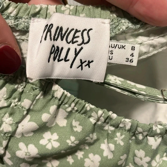 Princess Polly Green Floral Mini Dress - Picture 5 of 6